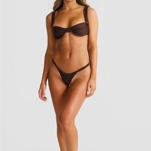 Vacay Brown Bikini Set Rhodes